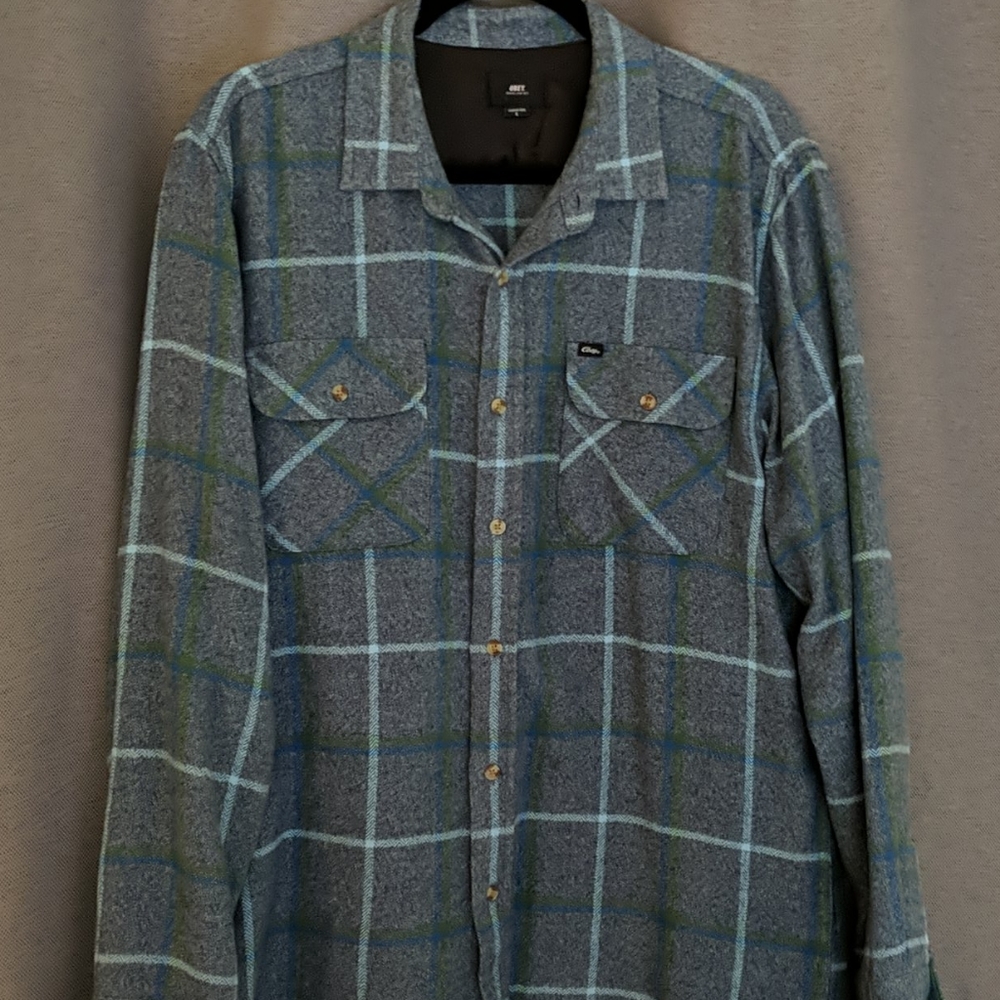 Obey men's flannel
